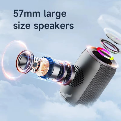 S32PRO 15W Portable Bluetooth 5.2 Speaker Outdoor Waterproof Wireless TWS Mini Column Box Speaker Outdoor TF Card