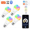 Tuya Wifi/Bluetooth Smart Led Light Bulb Alexa Led Lamp E27 RGB 110V 220V Smart Lamps for Google Assistant Smart Life