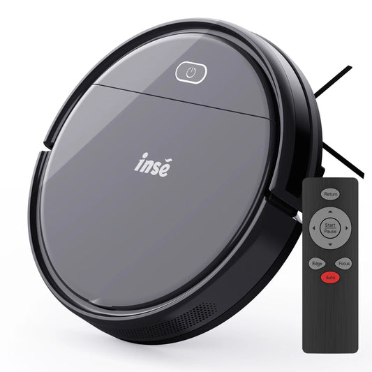 Robot Vacuum Cleaner with 2200Pa, Self-Charging, Tangle-Free, 100 Min Runtime, Anti-Collision Anti-Fall E3 PLUS