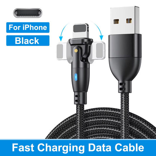 USB Type C Cable for Realme Huawei P30 3A Fast Charging Data Cord for Samsung Oneplus Poco F3 Iphone Charger Micro USB Wire